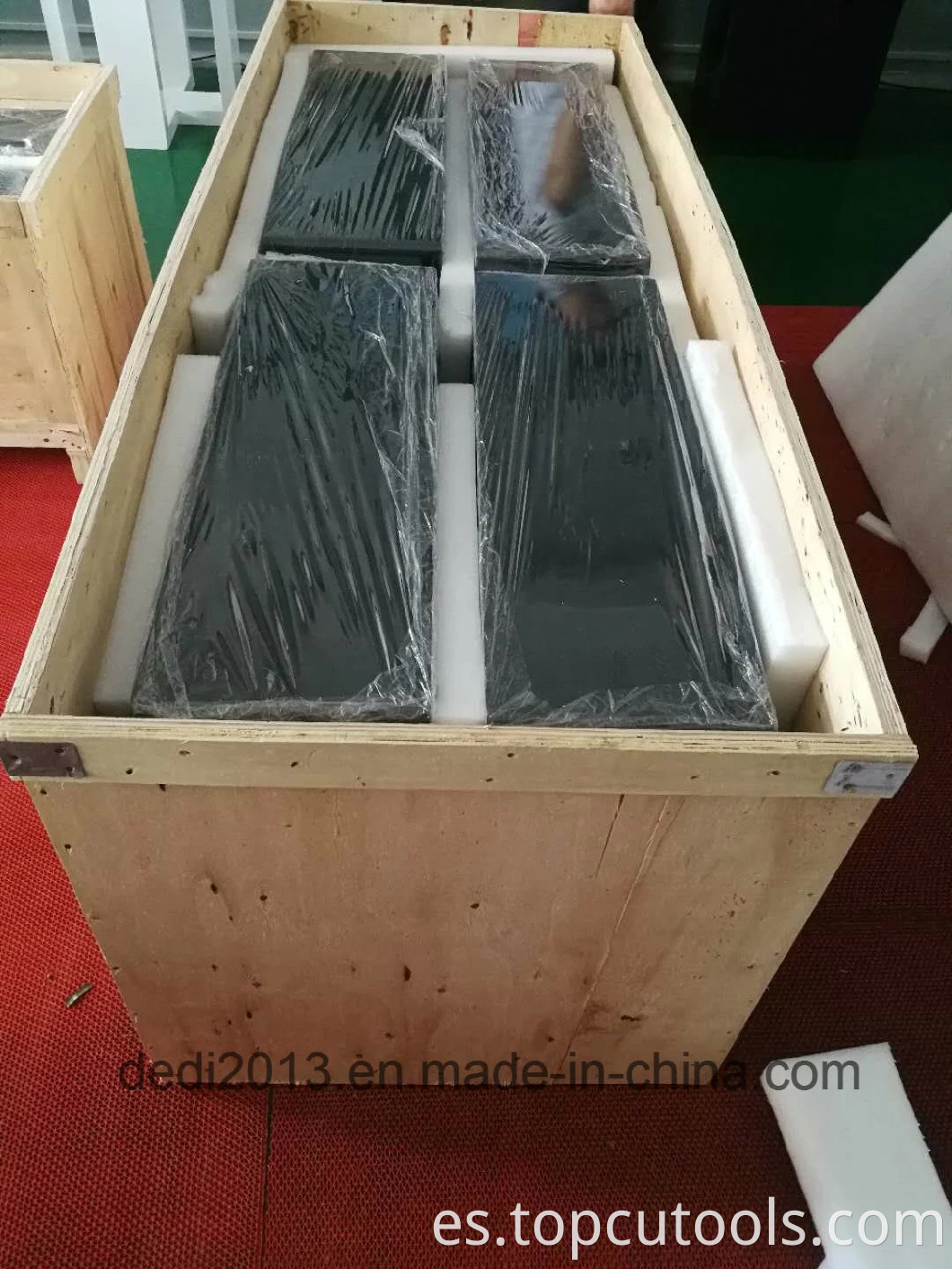 Caja de presentación LCD transparente con pantalla táctil de 23,5 pulgadas